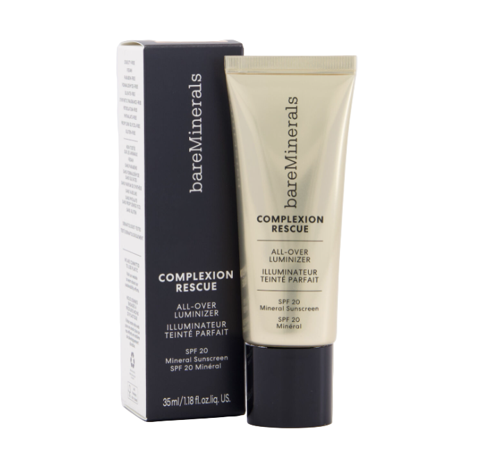 bareMinerals Complexion Rescue tube and packaging on a white background